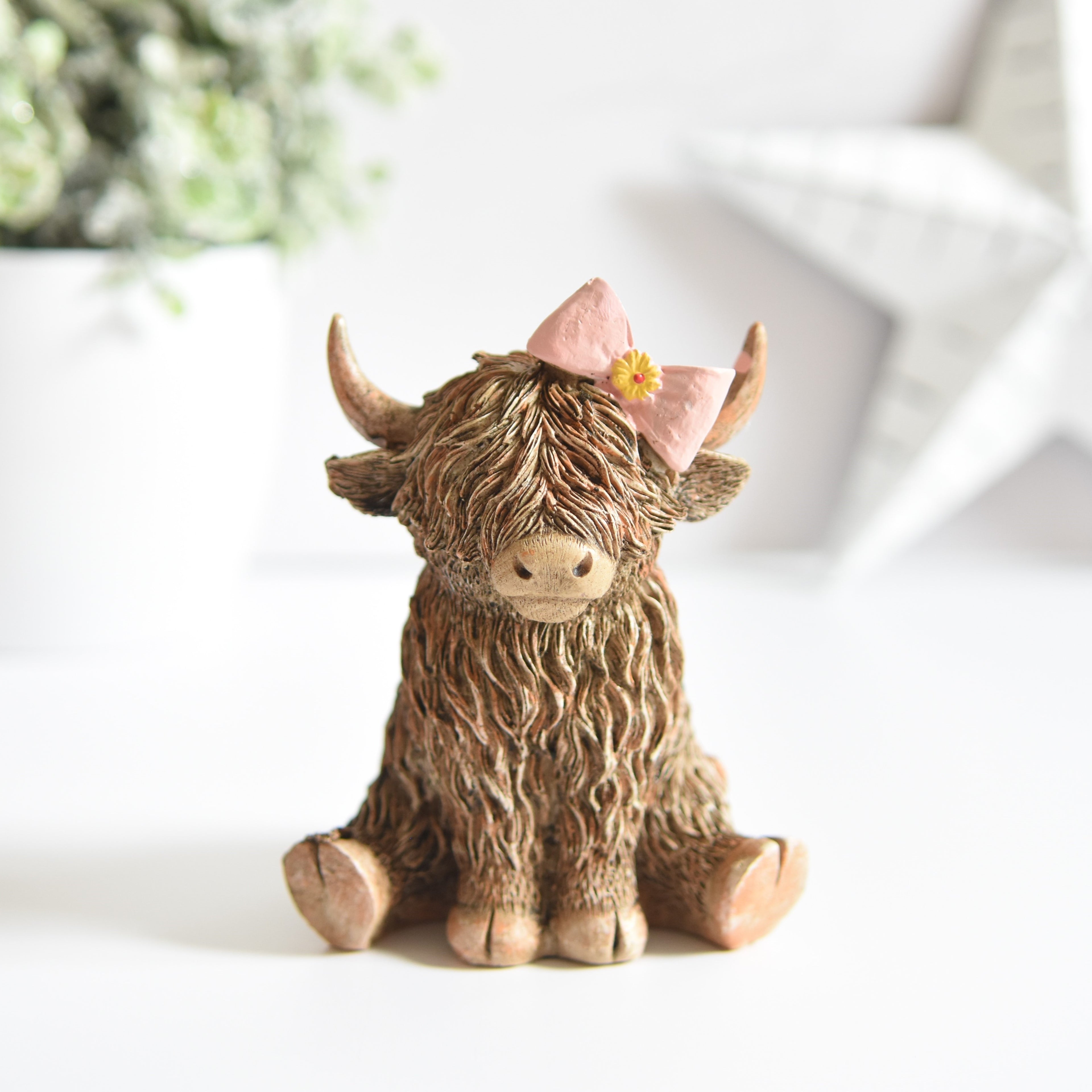 Pretty In Pink Happy Highland Cow