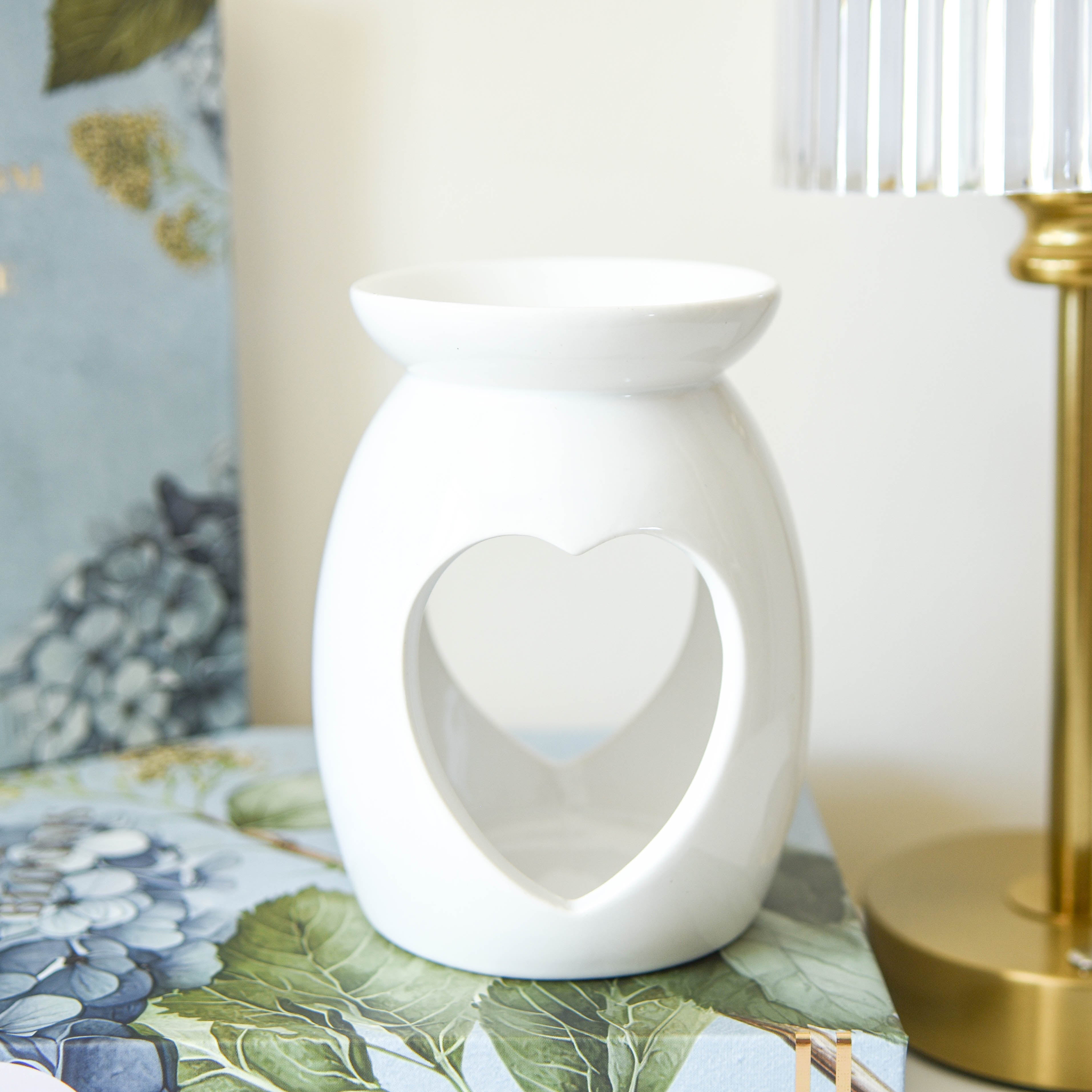 White Heart Oil & Wax Warmer
