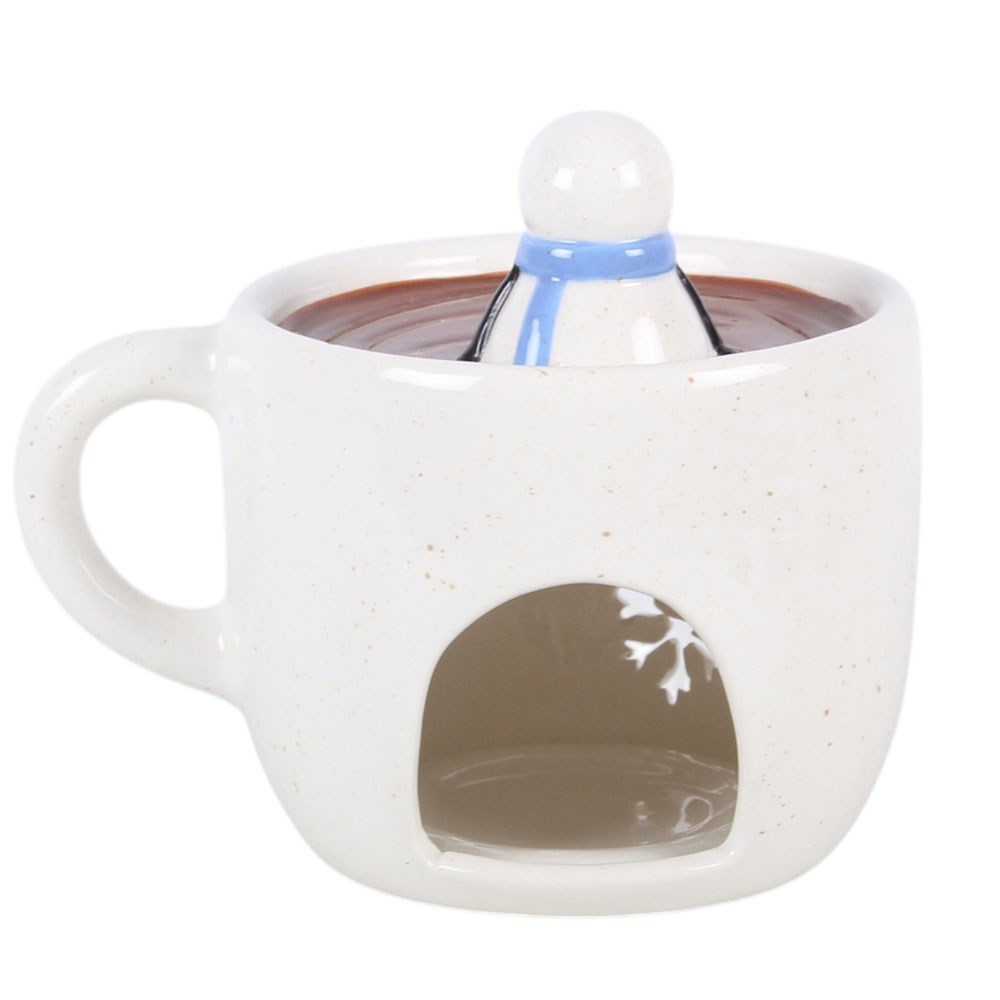 Snowman Hot Chocolate Oil Burner & Wax Warmer
