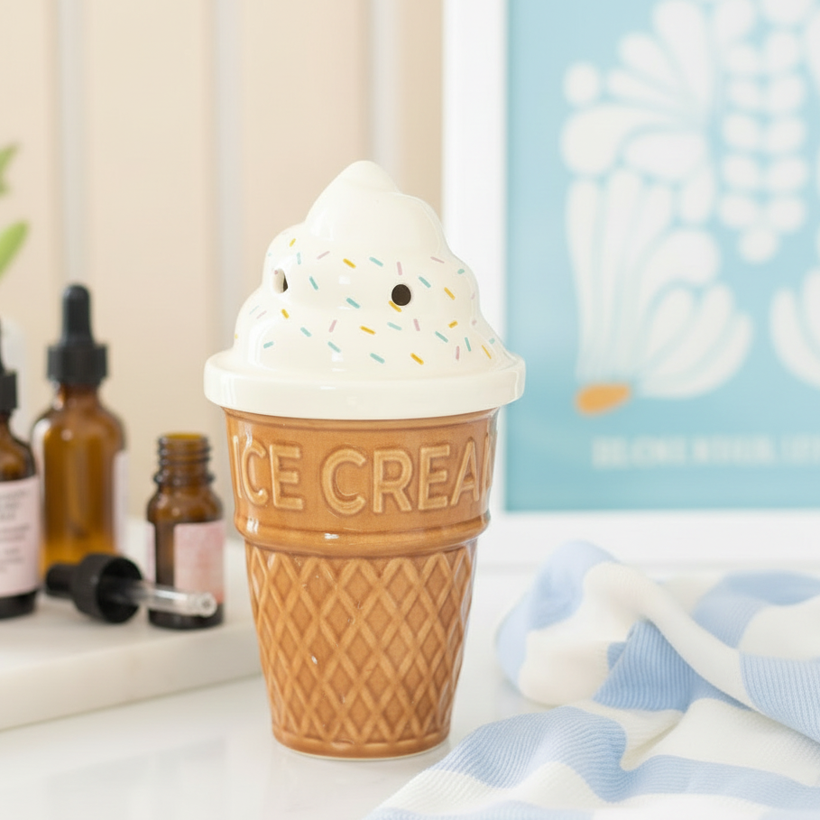 Ice Cream Cone Oil Burner