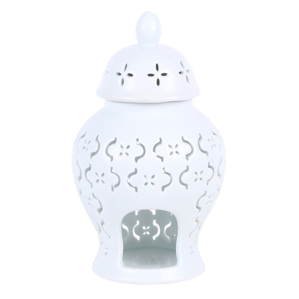 Moroccan Lantern Cut Out Oil Burner & Wax Warmer