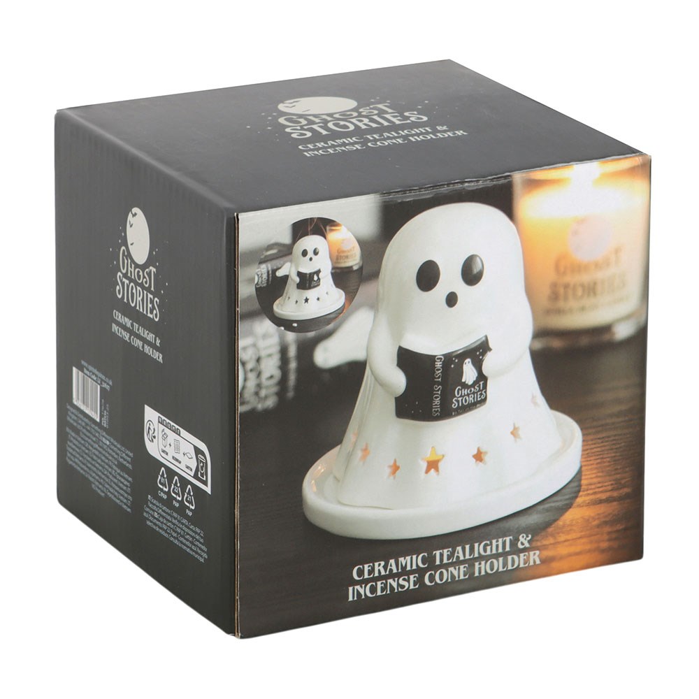 Ghost Stories Tealight & Incense Cone Holder