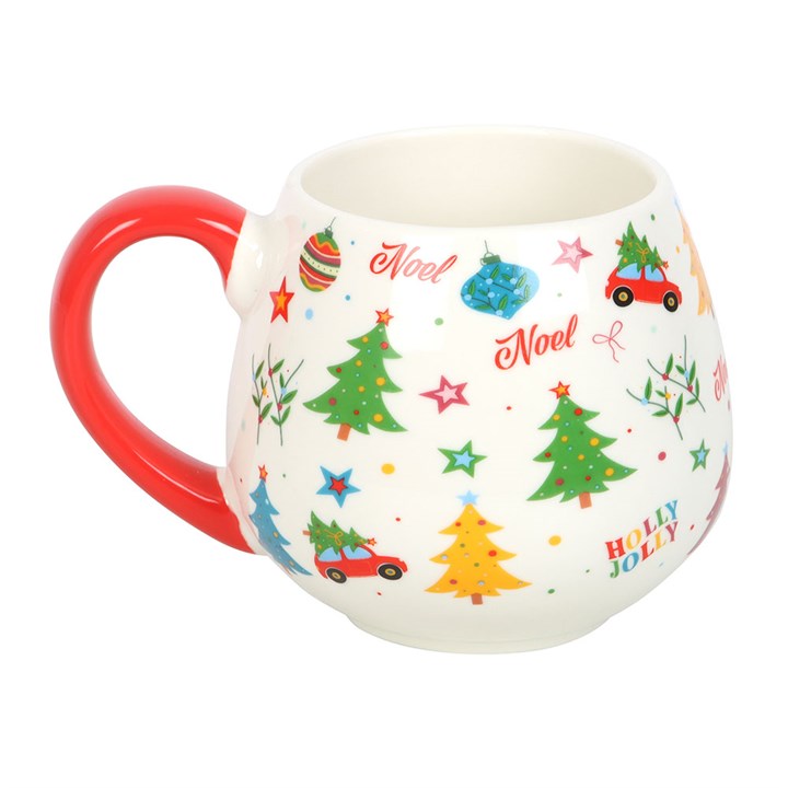 Nostalgic Christmas Print Mug & Socks Set