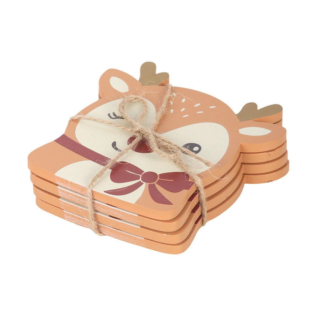 Ruby The Reindeer Coaster Set
