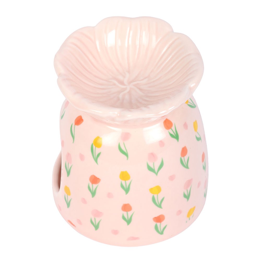 Pink Tulip Oil Burner & Wax Warmer