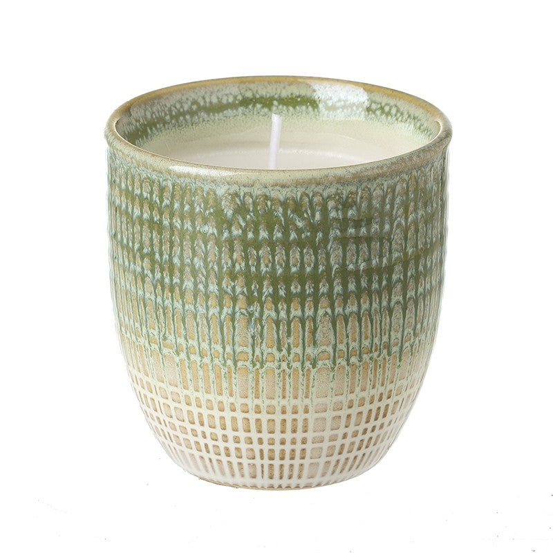 Mottled Green Fresh Scented Candle