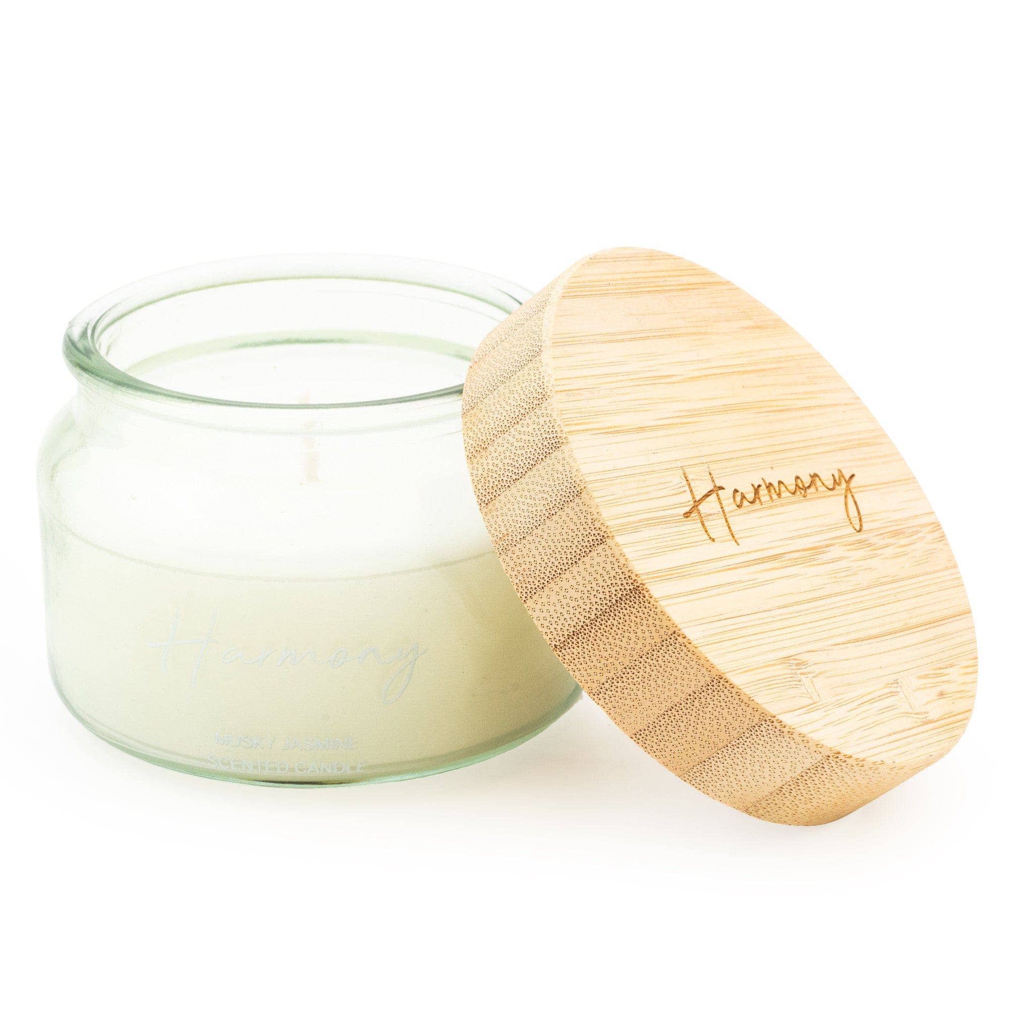 Harmony Small Candle with Bamboo Lid