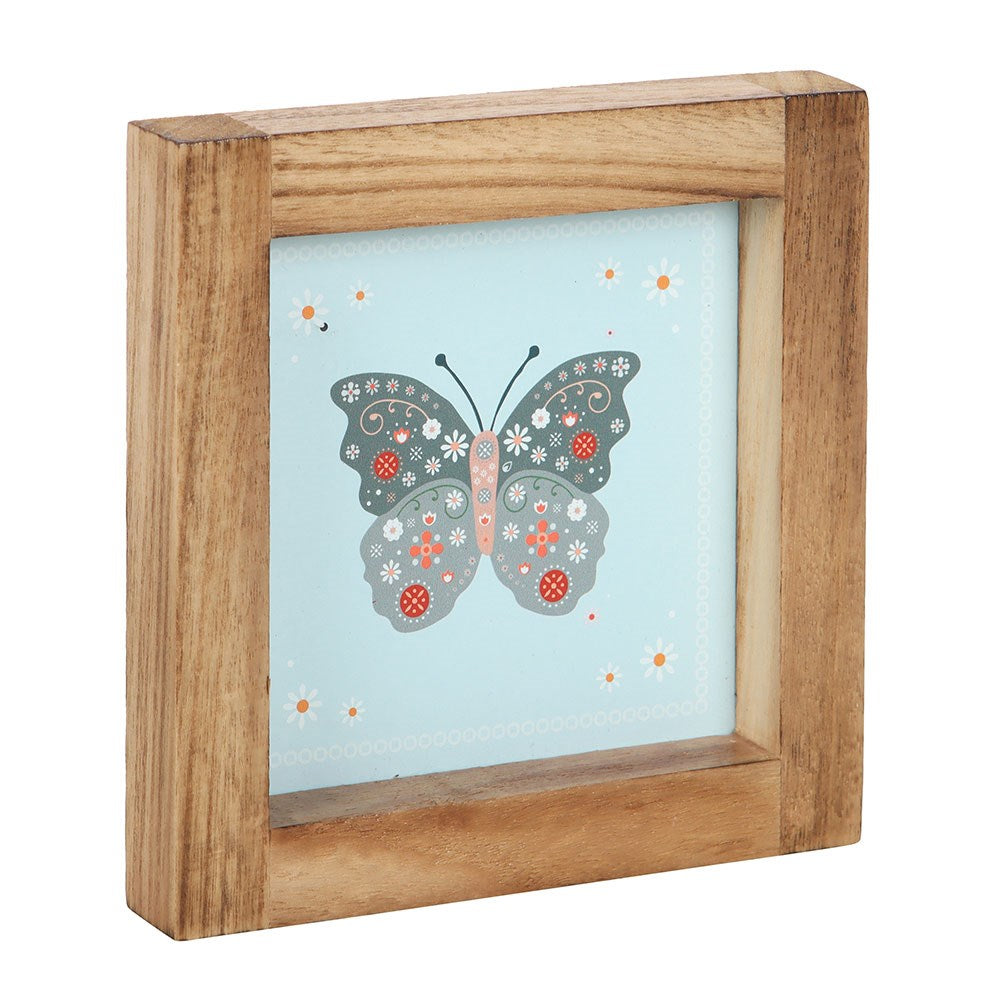 Floral Bug Print Framed Art Print Set