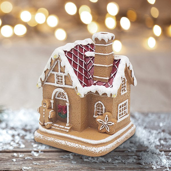 BACK OCT Christmas LED Gingerbread House