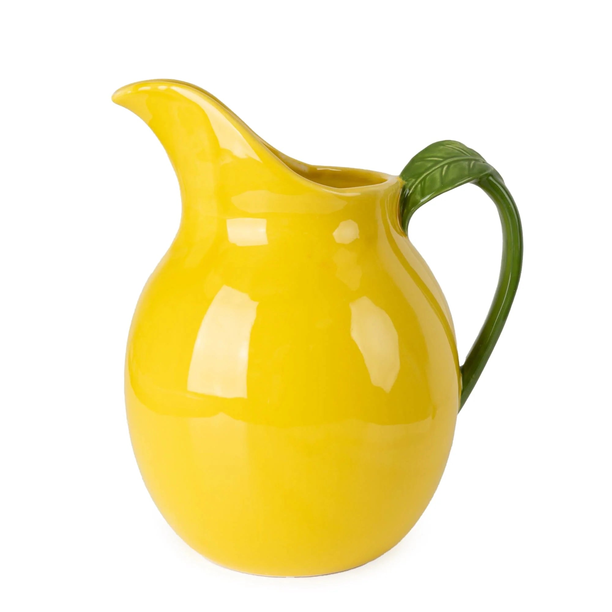 Lemon Reactive Glaze Jug