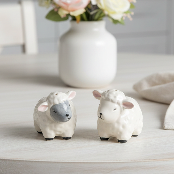 Sheep Salt & Pepper Shaker Set