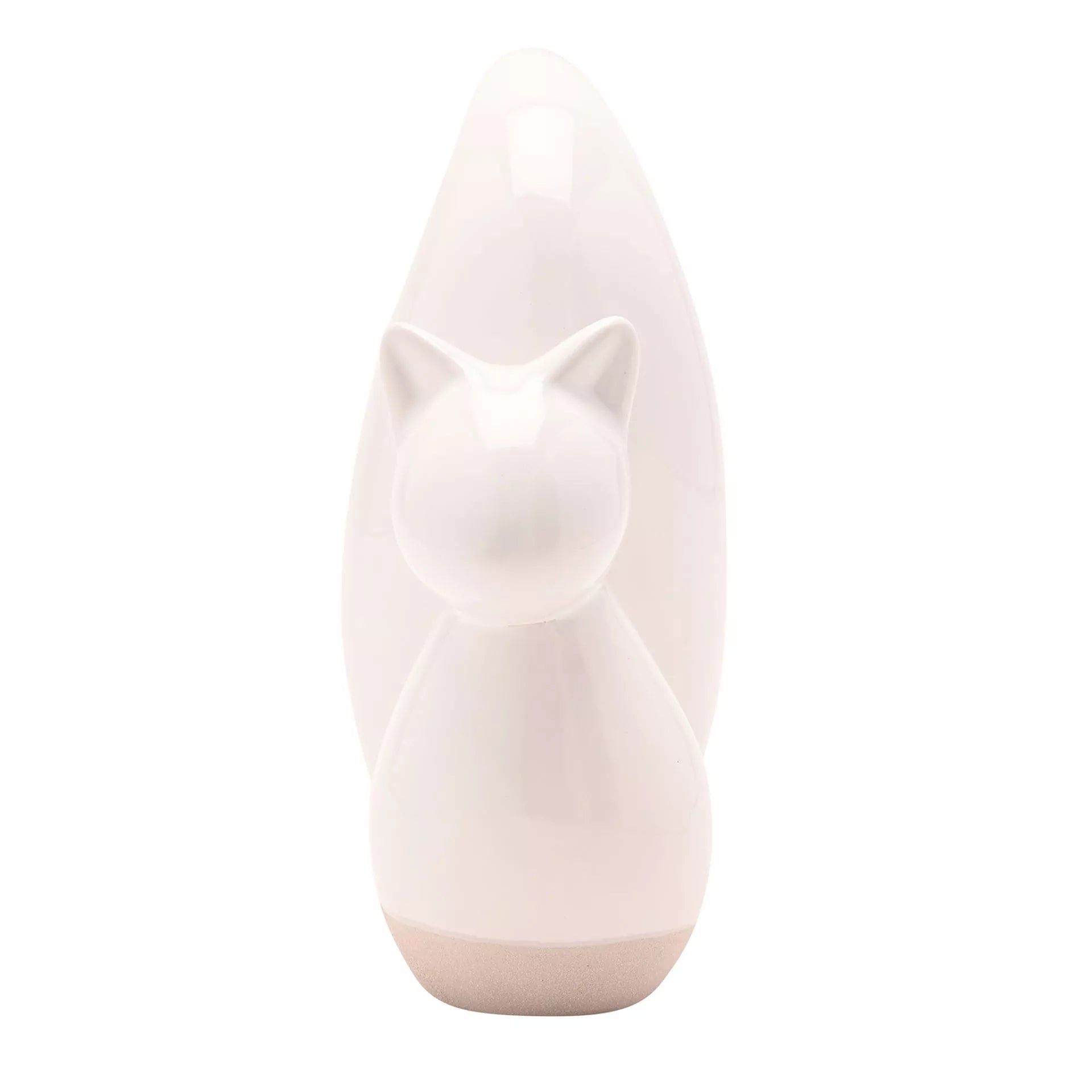 White Ceramic Squirrel
