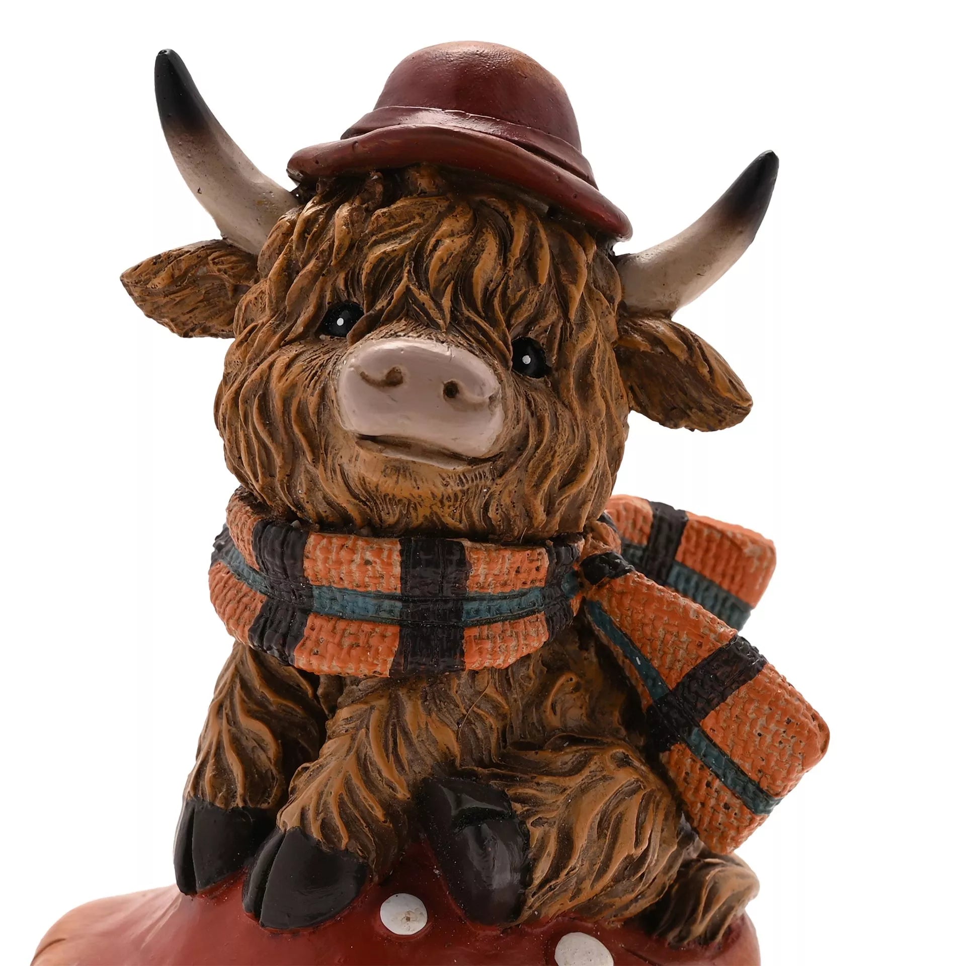 Highland Cow On Mushroom