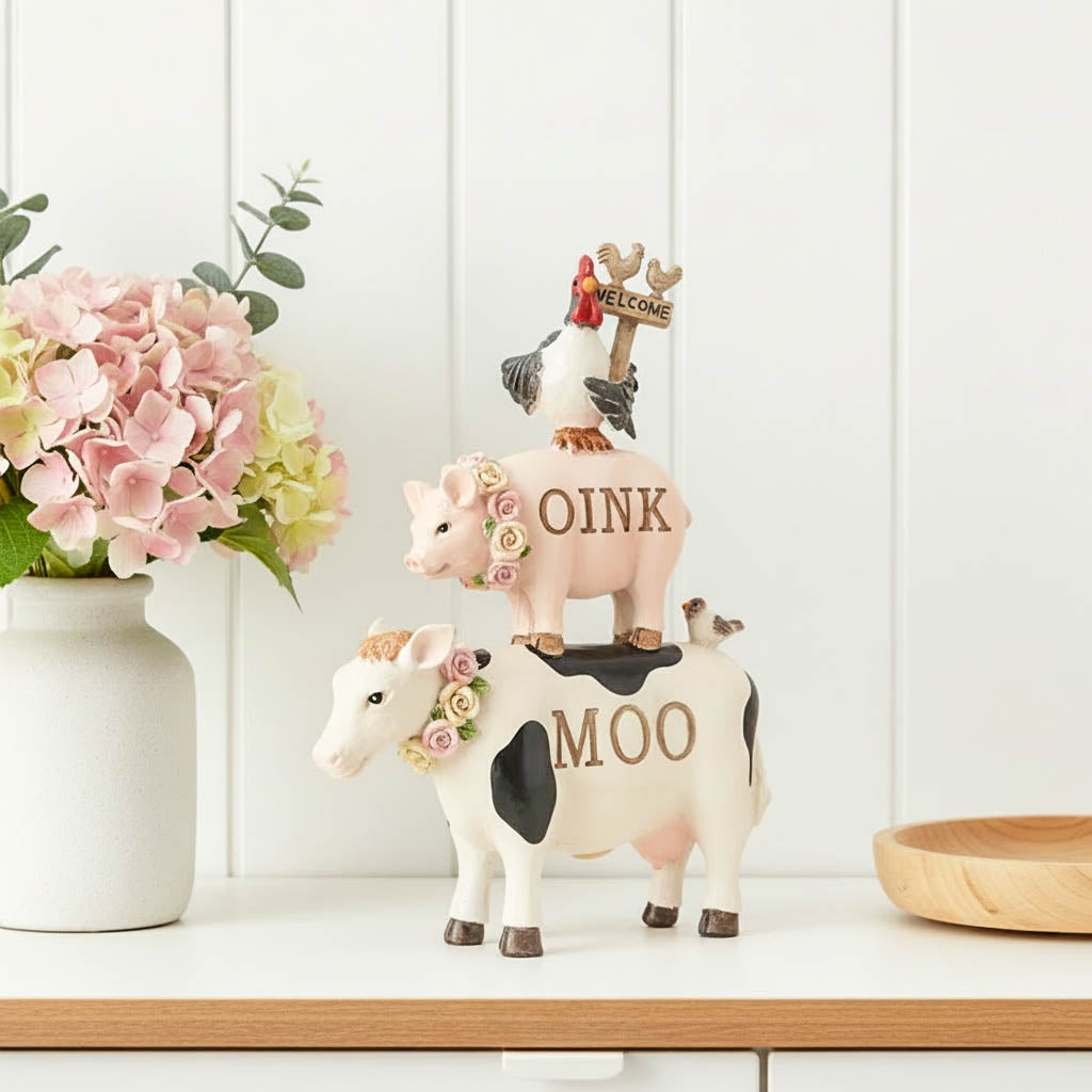 Stacking Farm Animals Ornament