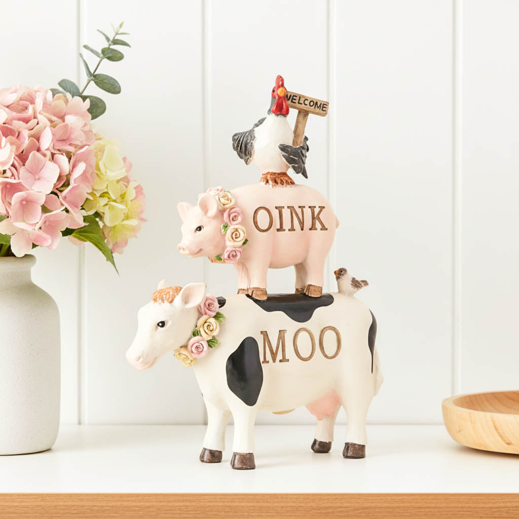 Stacking Farm Animals Ornament