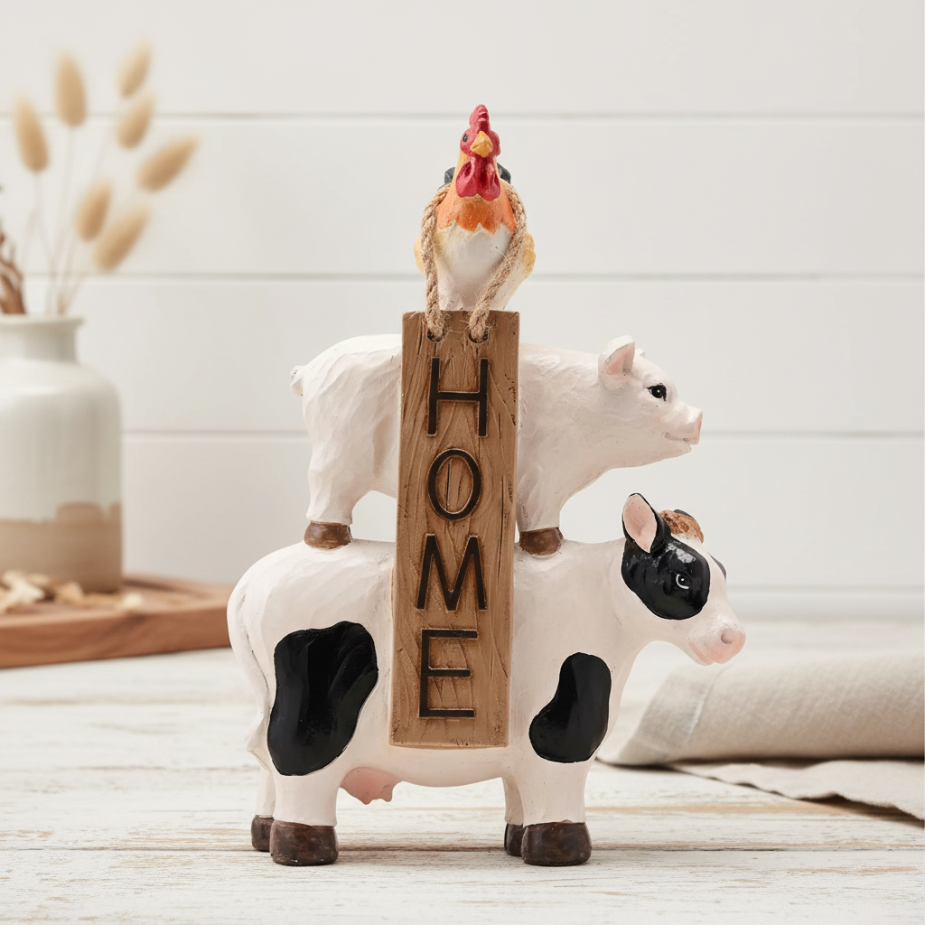 Home Stacking Farm Animals Ornament