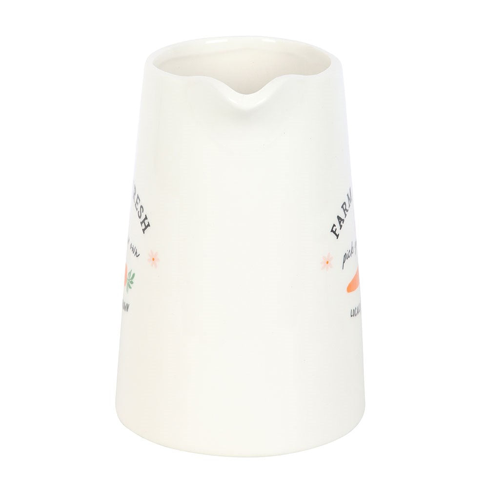 Farm Fresh Carrot Patch Flower Jug