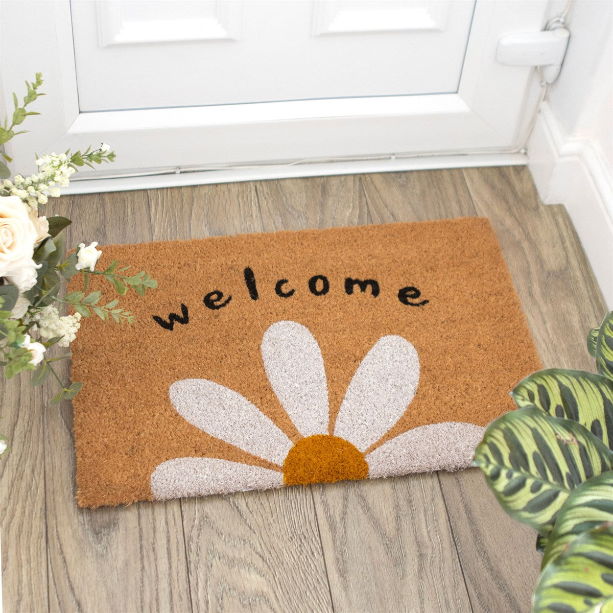 Daisy Welcome Doormat