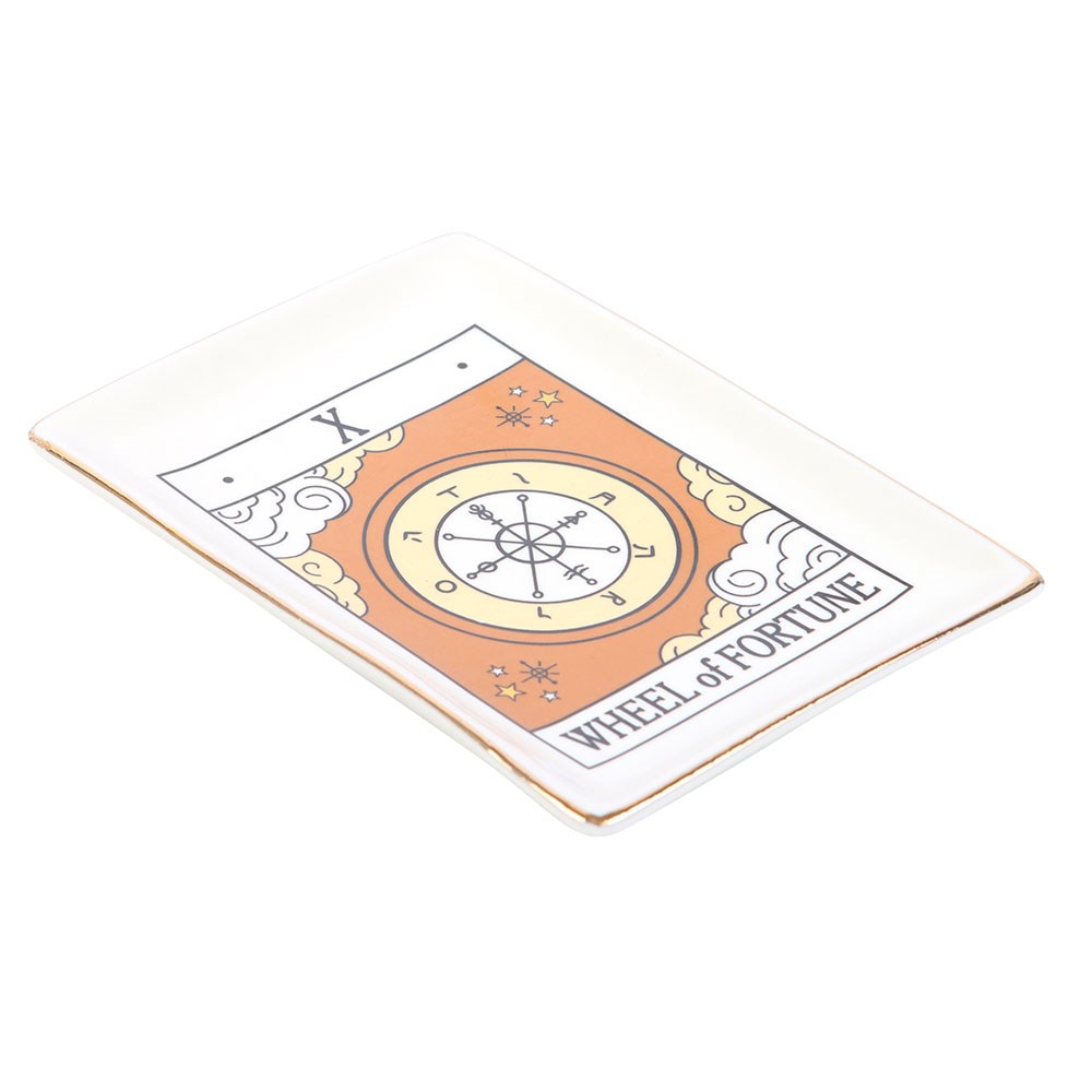 Wheel Of Fortune Vintage Tarot Trinket Dish