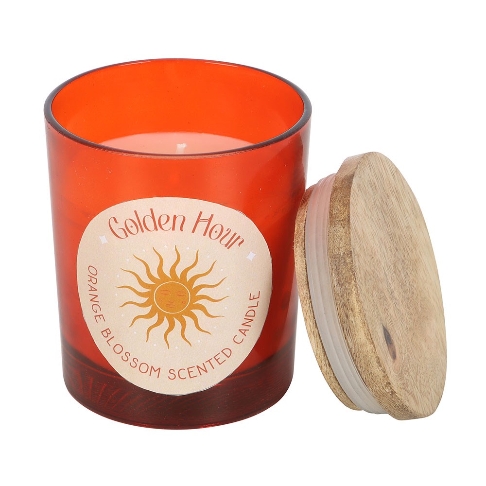 Golden Hour Orange Blossom Scented Candle