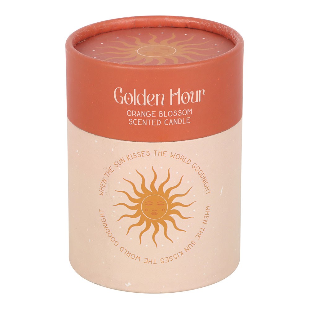 Golden Hour Orange Blossom Scented Candle