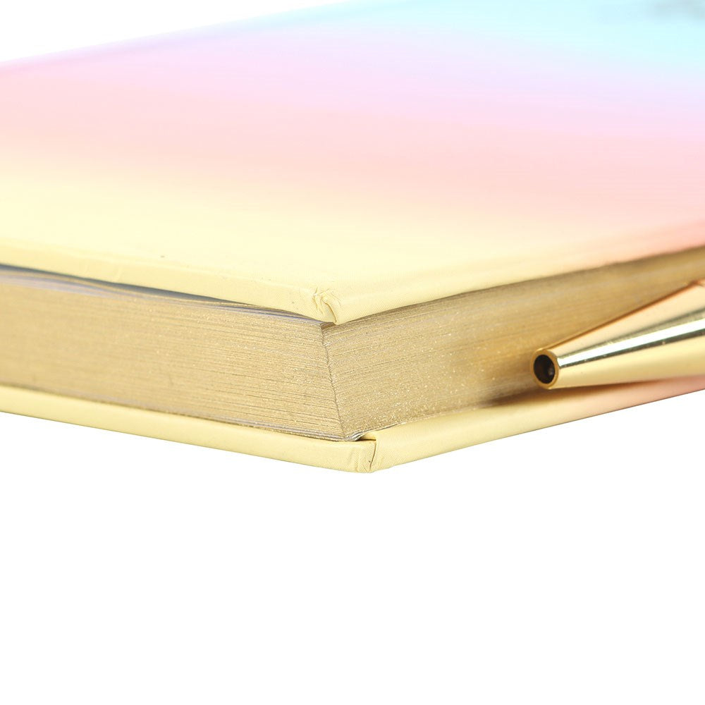 Ombre Pastel Gratitude Journal with Amethyst Pen