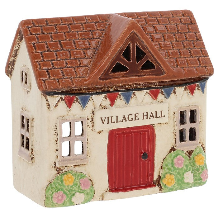 Village Pottery Tealight Village Hall