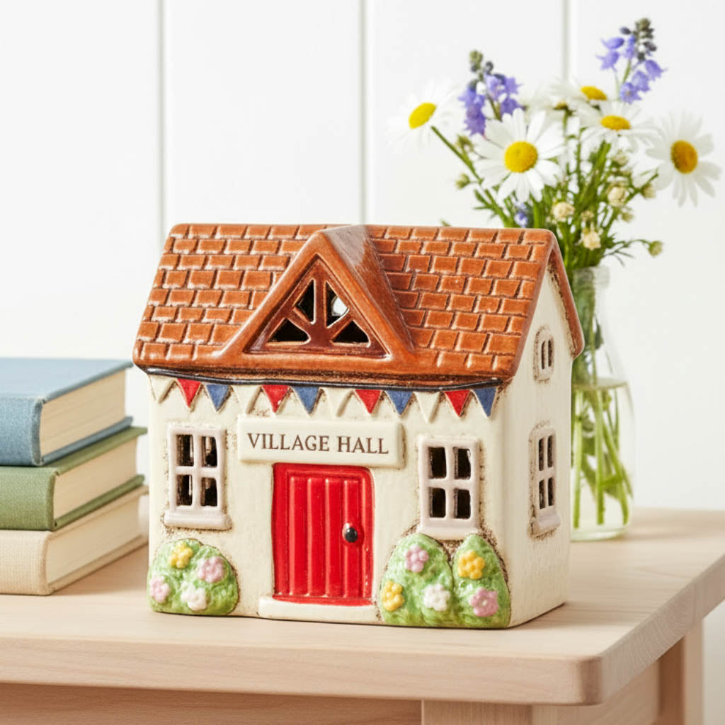 Village Pottery Tealight Village Hall