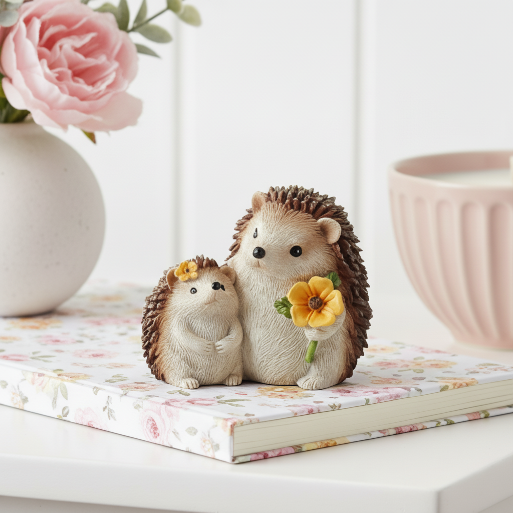 Mini Mum & Baby Hedgehog
