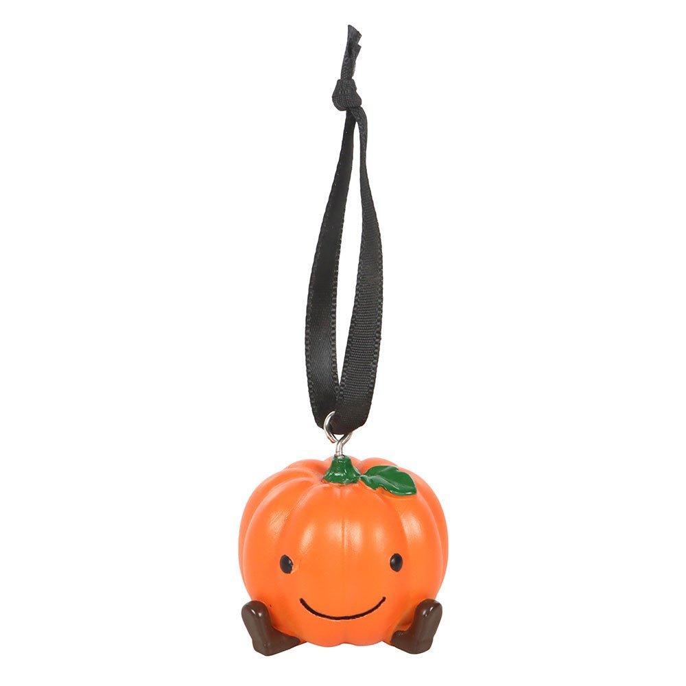 Smiling Pumpkin Hanging Ornament