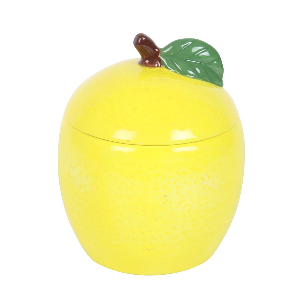 Lemon Shaped Scented Candle Jar