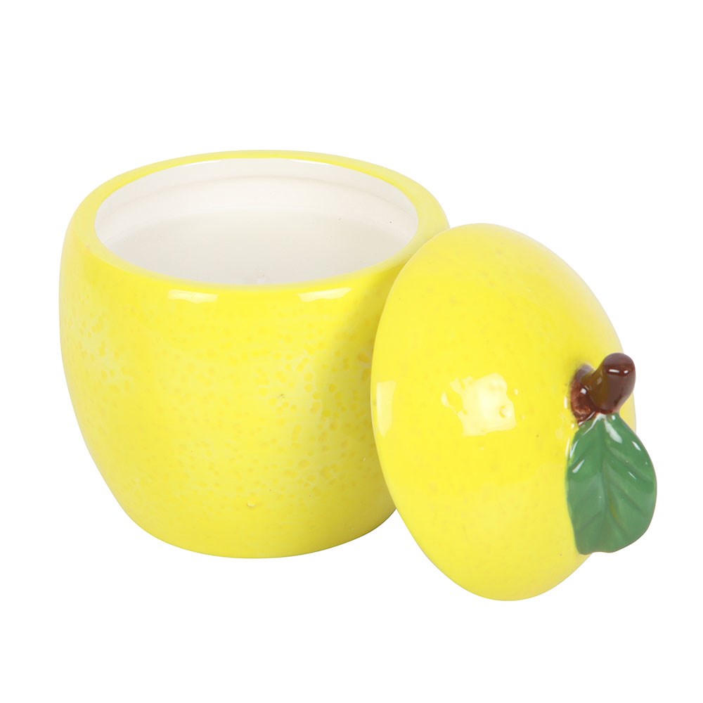 Lemon Shaped Scented Candle Jar