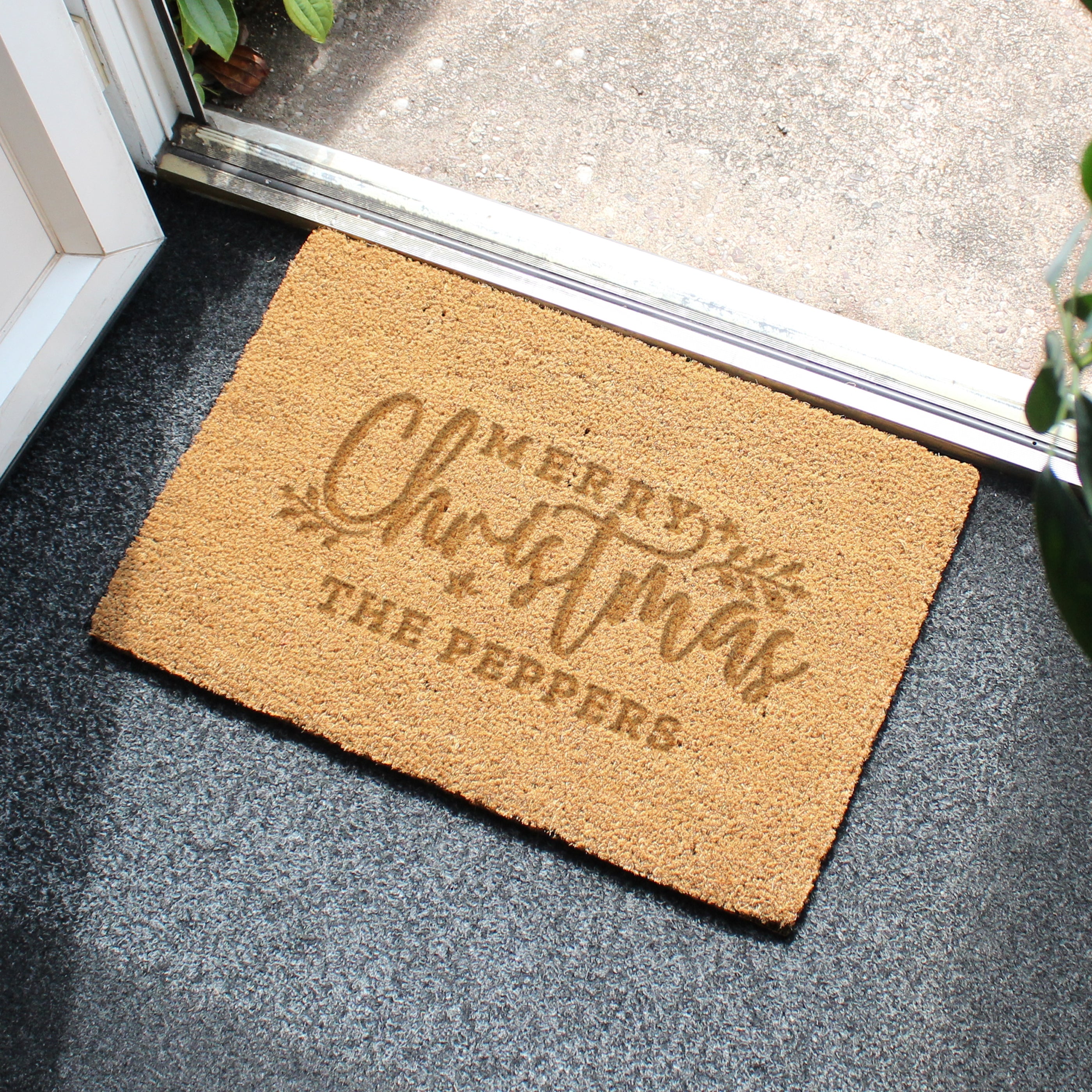 Personalised Christmas Indoor Doormat