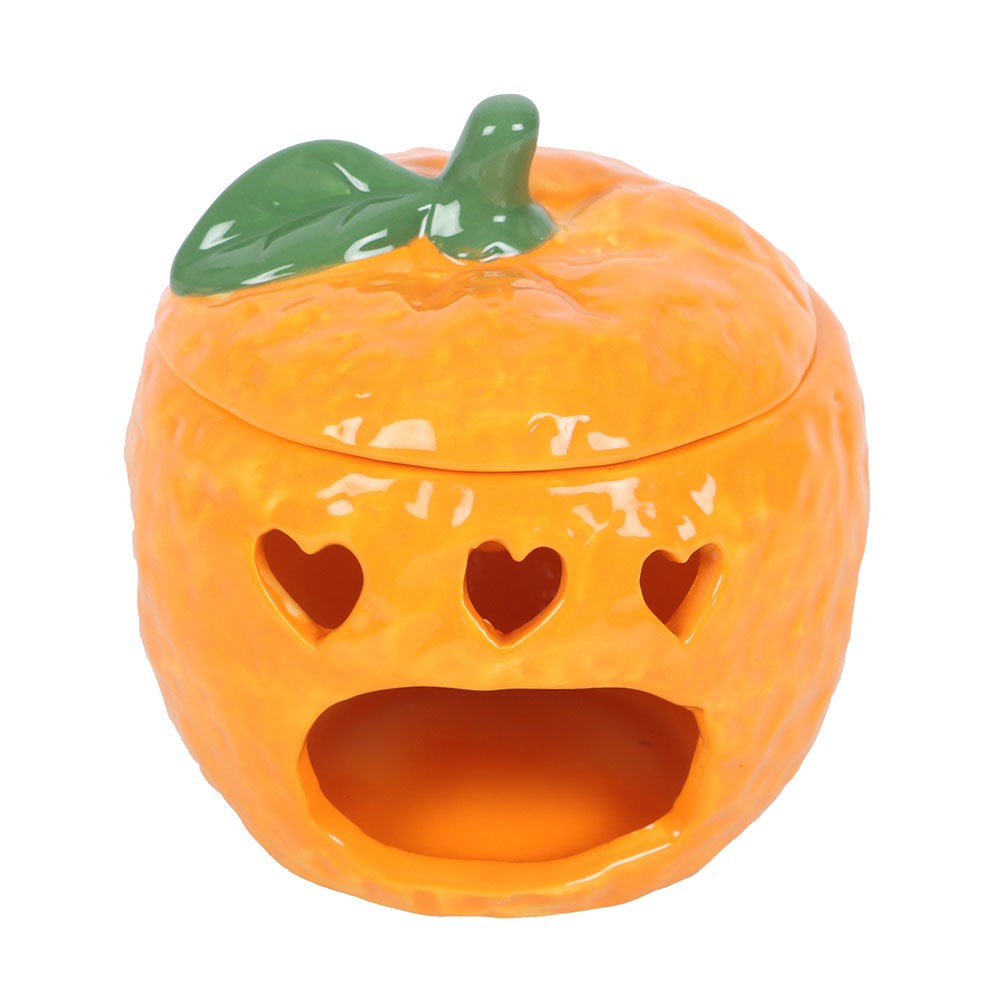 Orange Ceramic Oil Burner