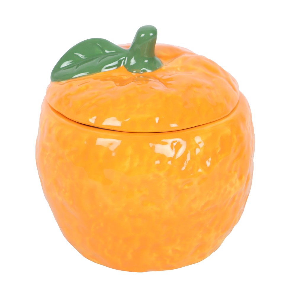 Orange Ceramic Oil Burner