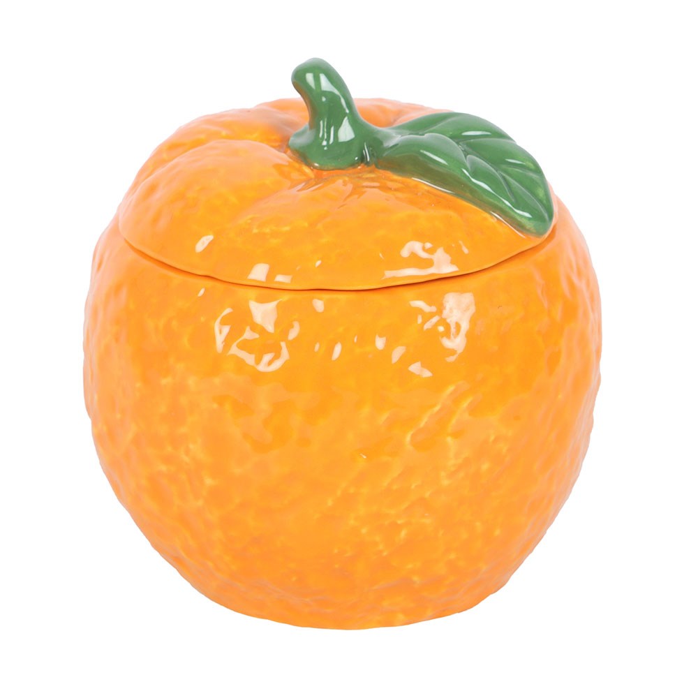 Orange Shaped Scented Candle Jar
