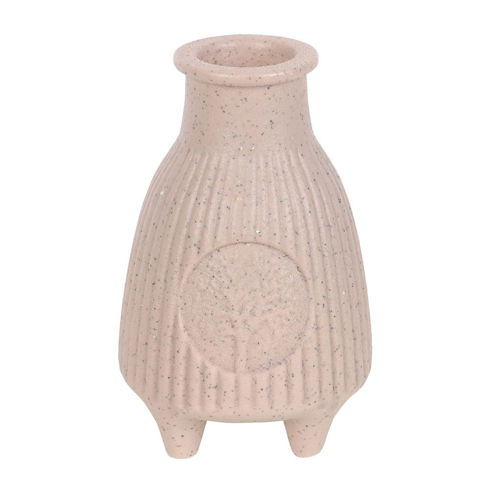 Greige Ribbed Palo Santo Stick Burner