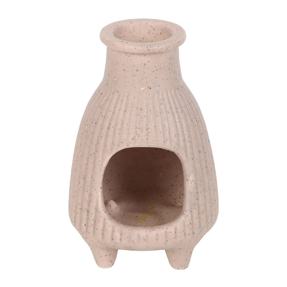 Greige Ribbed Palo Santo Stick Burner