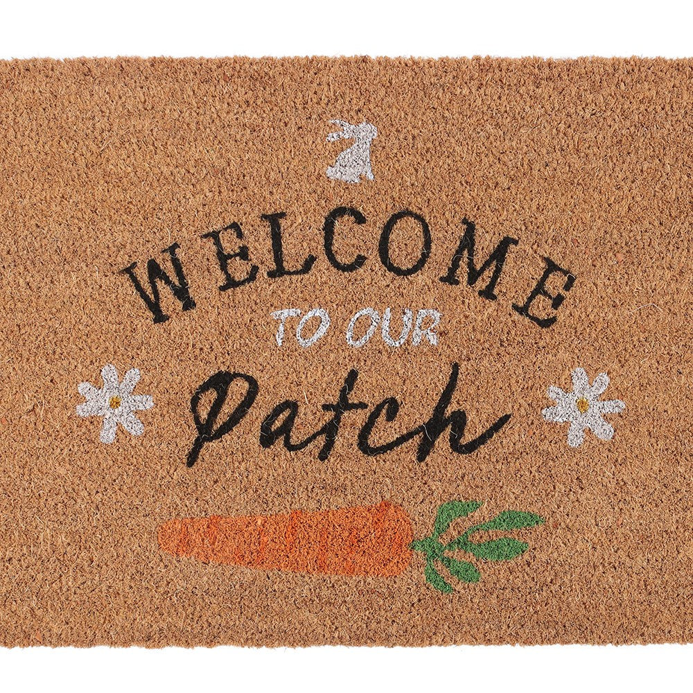 Welcome To Our Patch Natural Doormat