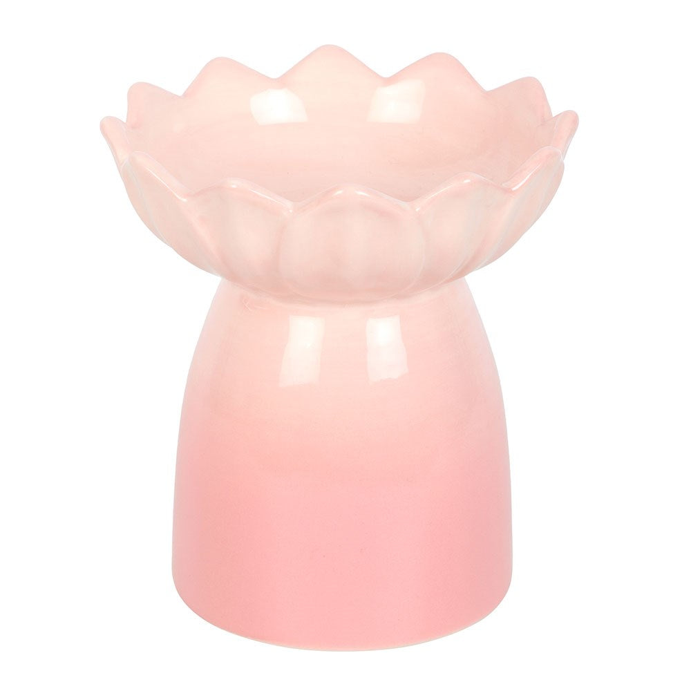 Pink Water Lily Oil Burner & Wax Warmer