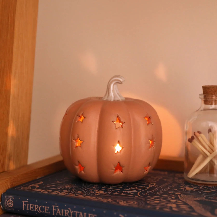 Starry Pumpkin Tealight Holder