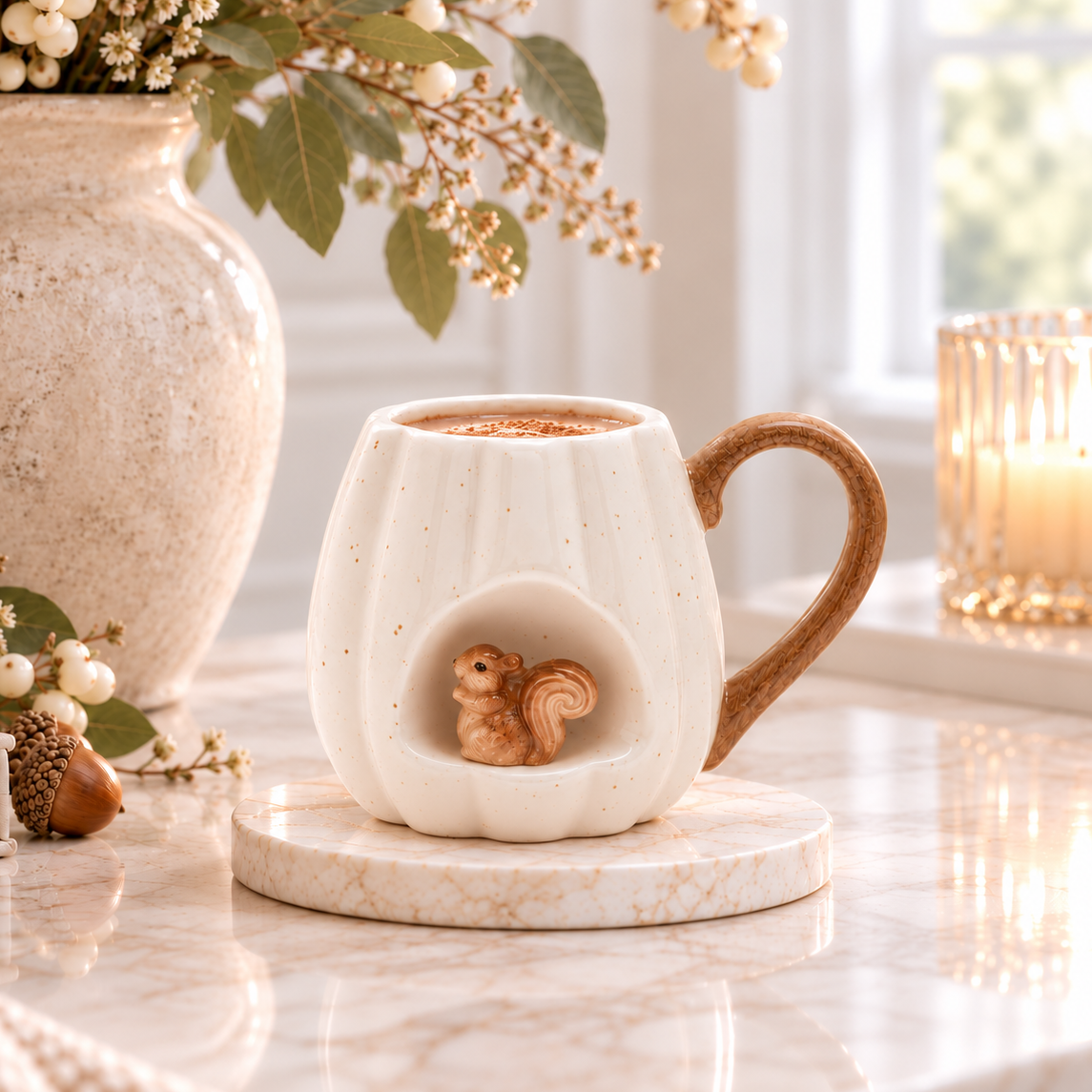 Country Living Squirrel Mug