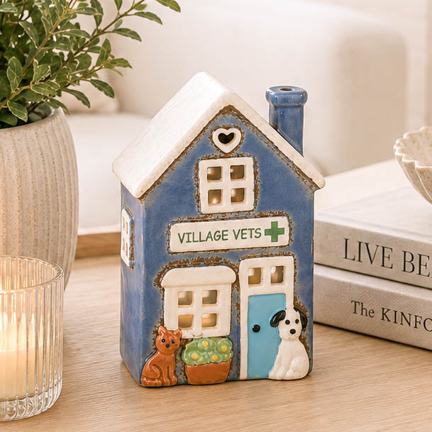 Village Pottery Village Vets Tealight House