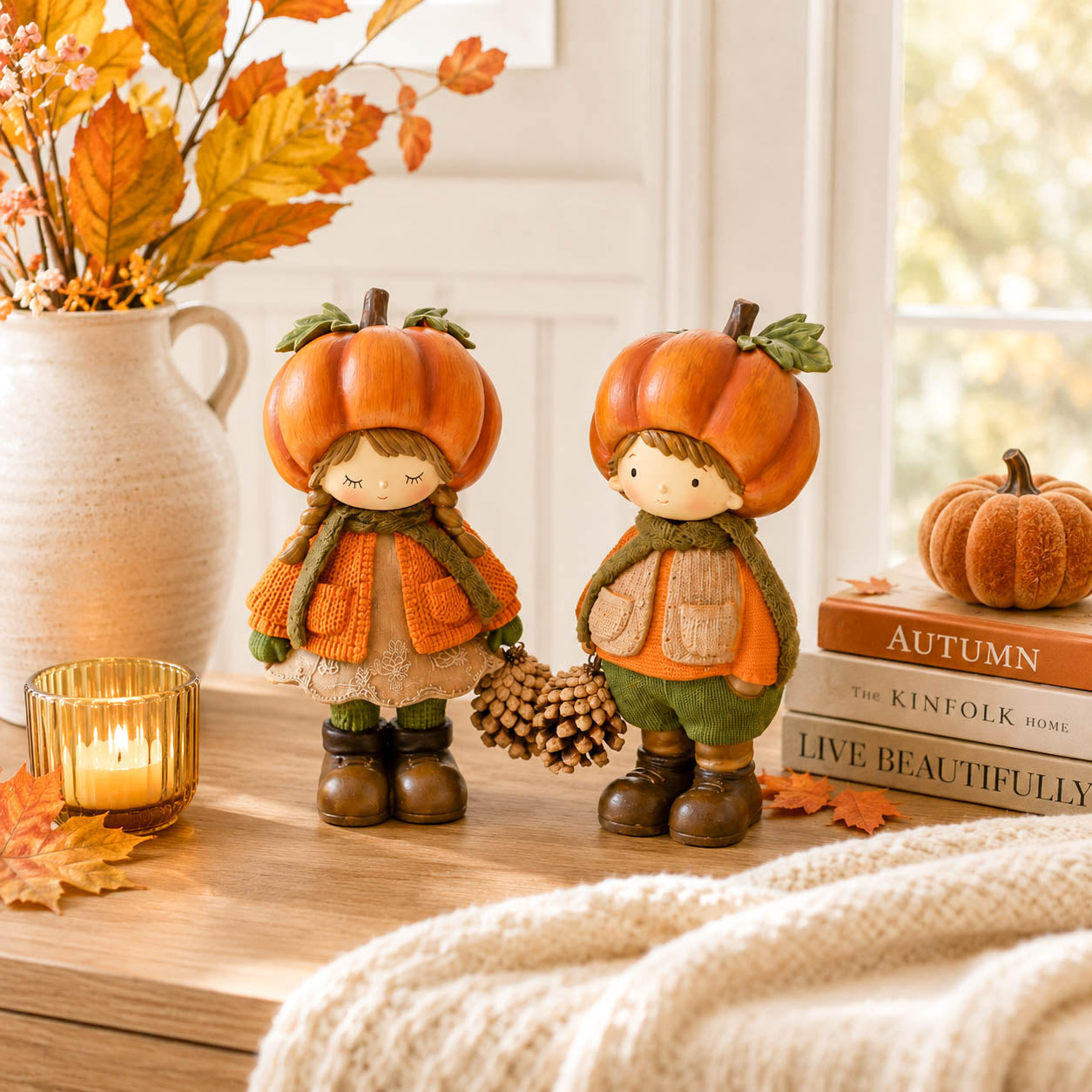 Autumn Pumpkin Boy & Girl
