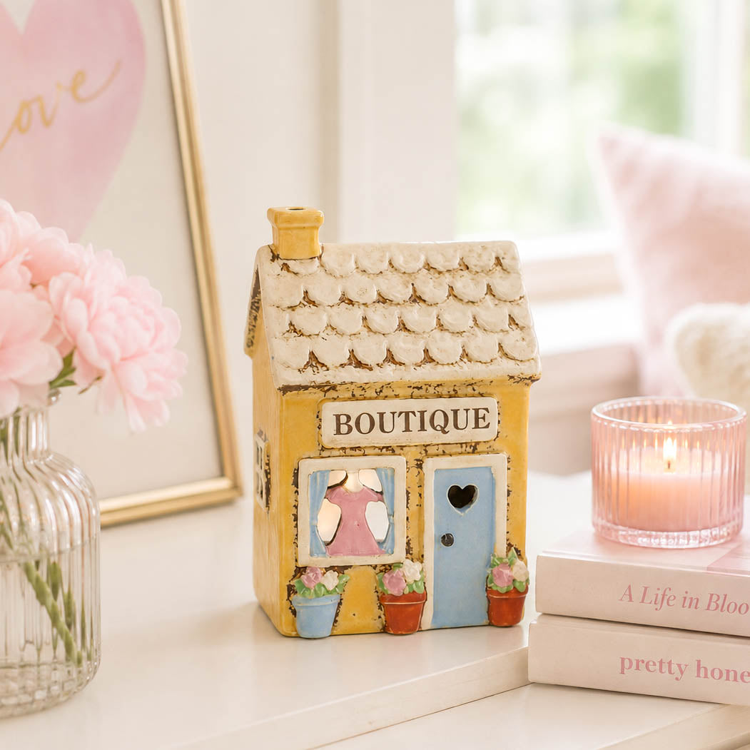 Village Pottery Boutique Tealight House