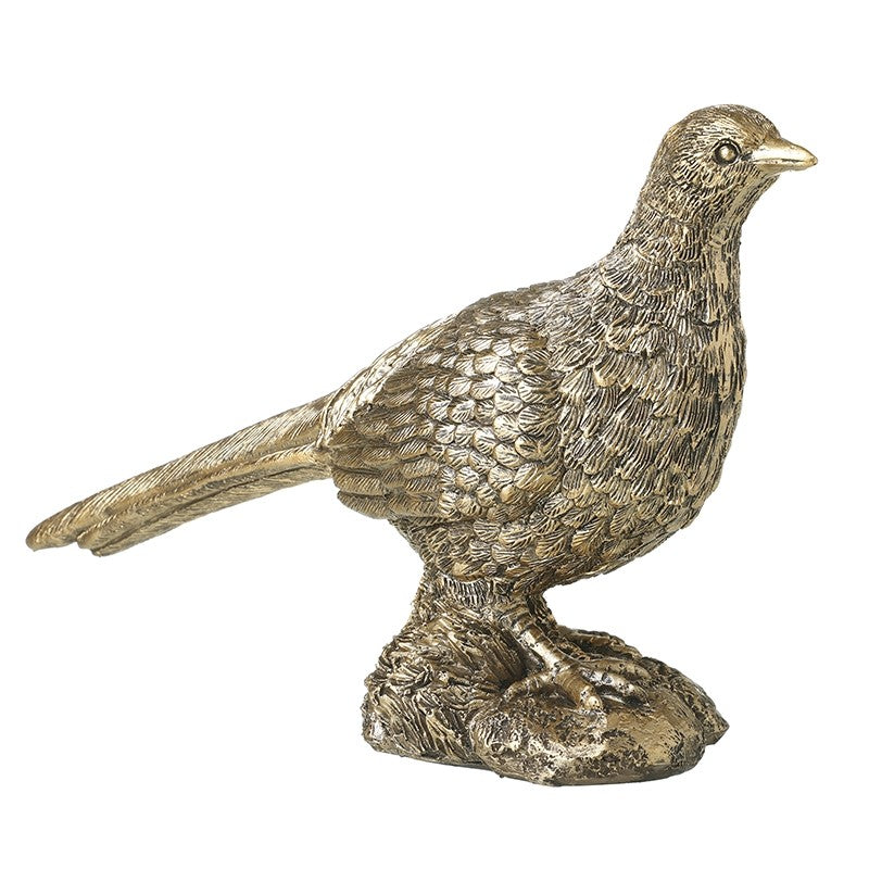 Antique Gold Christmas Partridge