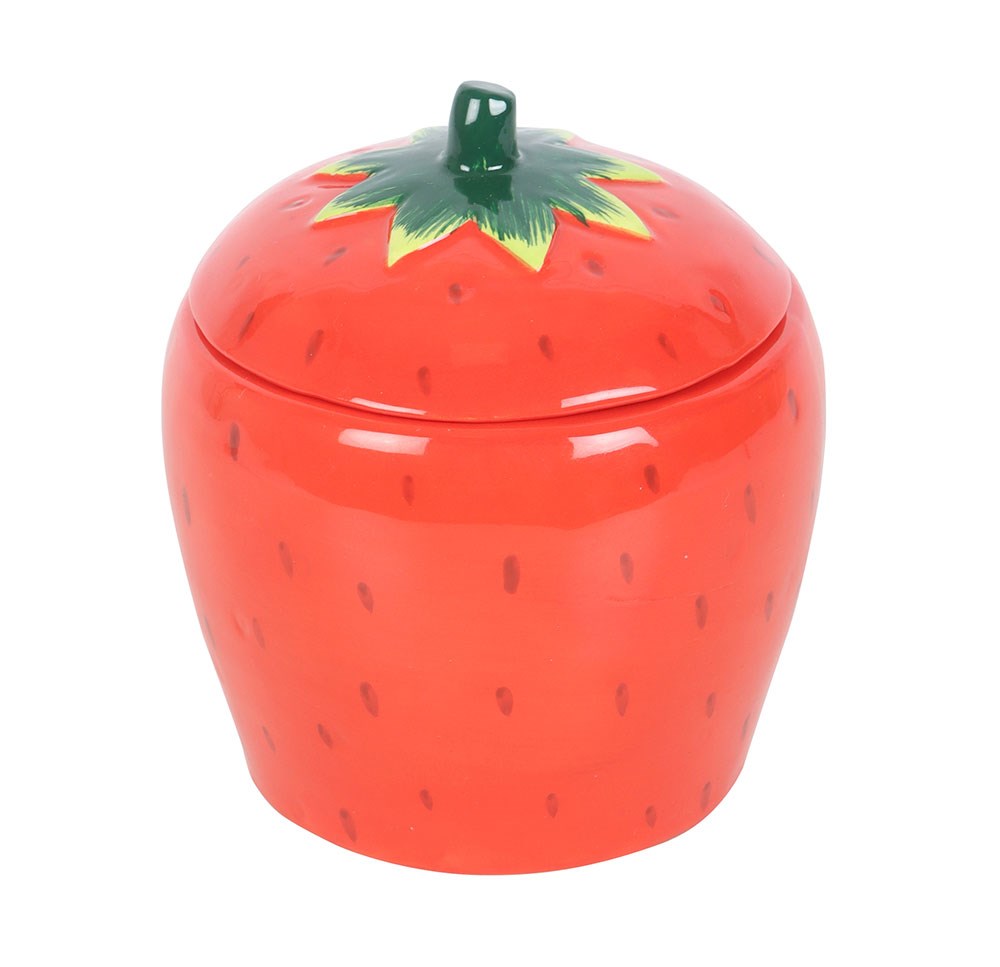 Strawberry Shaped Scented Candle Jar