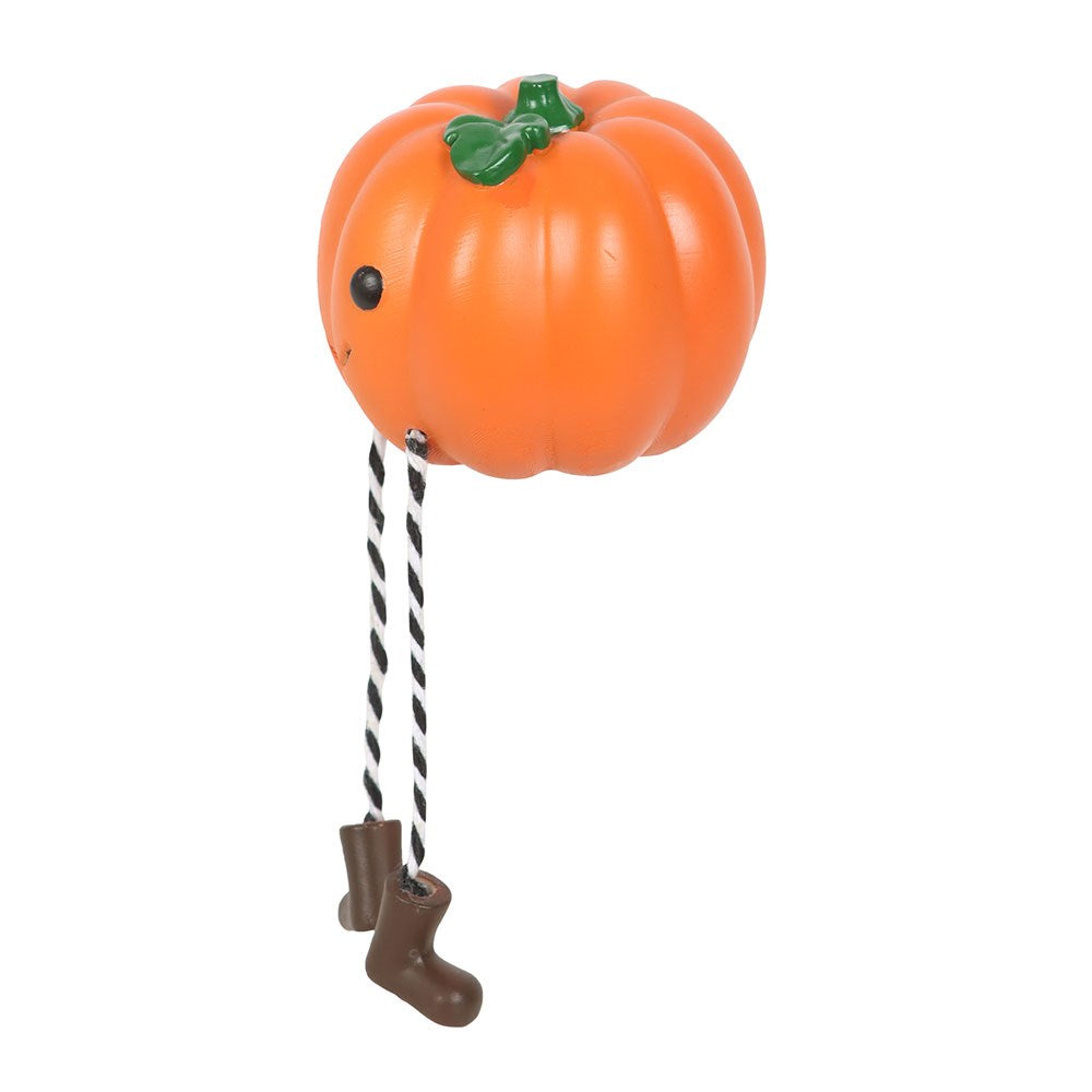 Smiling Pumpkin Shelf Sitting Ornament