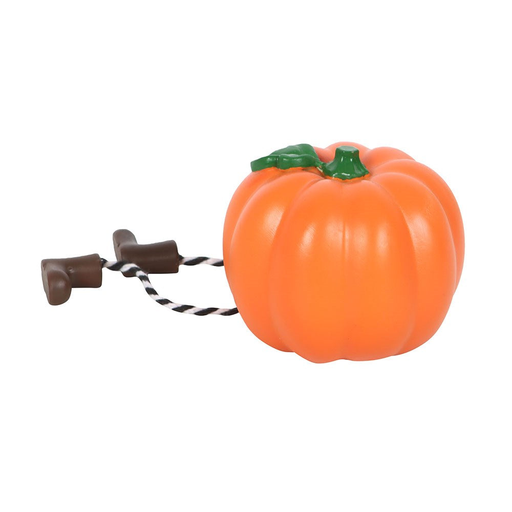 Smiling Pumpkin Shelf Sitting Ornament