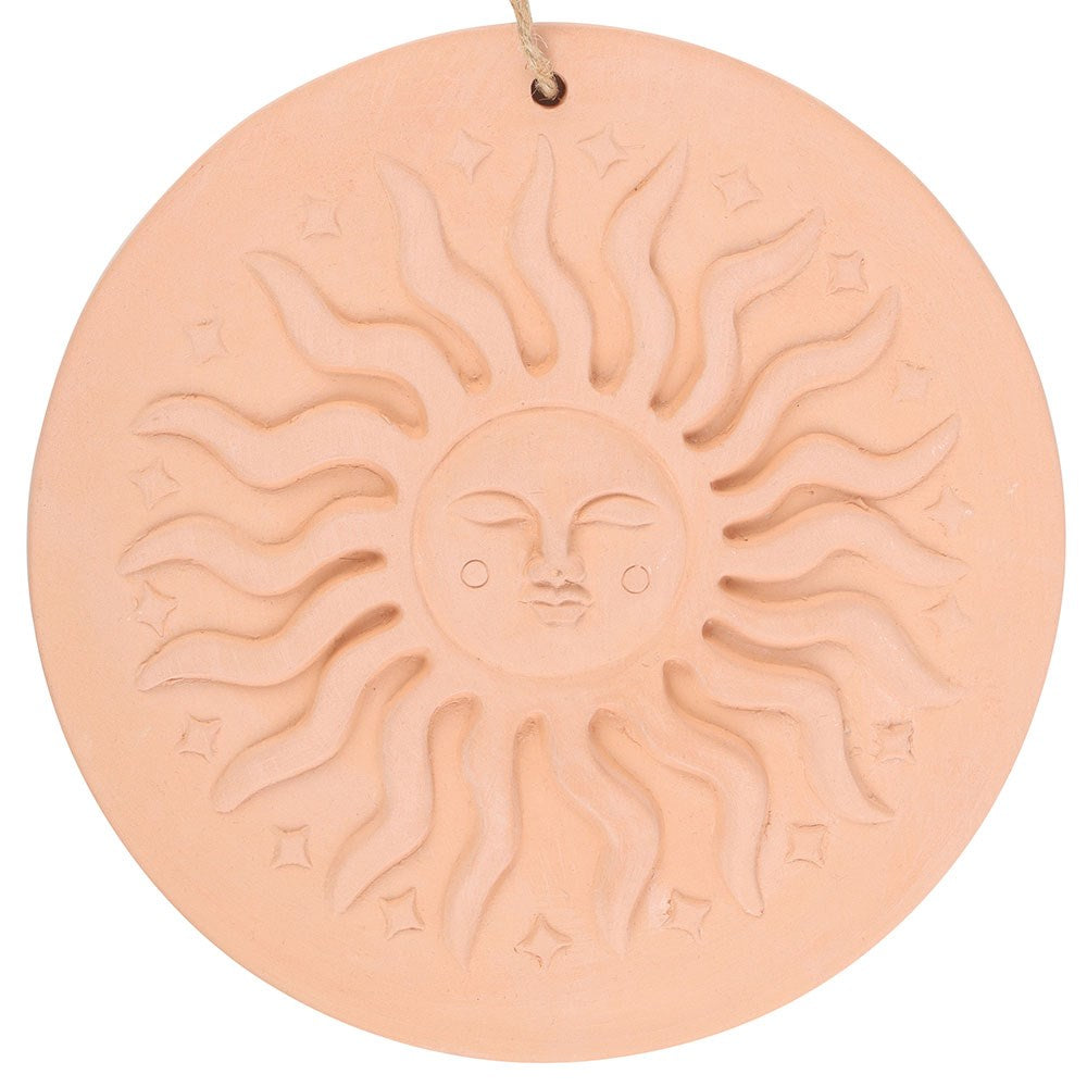 Small Terracotta Sun Plaque